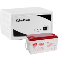 Комплект источник бесперебойного питания CyberPower SMP550EI + АКБ 65Ач