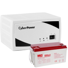 Комплект источник бесперебойного питания CyberPower SMP750EI + АКБ 65Ач