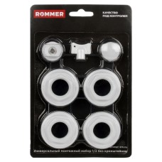 Радиатор отопления Rommer 7 в 1 (RAL9016) 1/2 (F011-1/2)