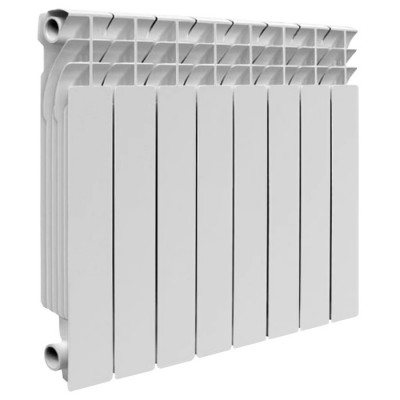Радиатор отопления Rommer Plus 500 8 секций (RAL-3210-050008)