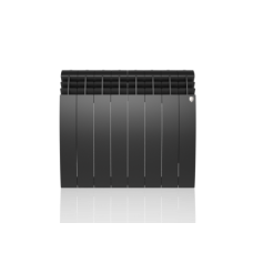 Радиатор отопления Royal Thermo Biliner Alum 500 Noir Sable 8 секц.