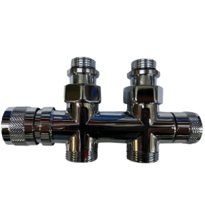 Радиатор отопления Royal Thermo прямой, хром 1/2x3/4 E