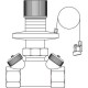 Регулятор перепада давления Oventrop Hycocon DTZ DN 25, латунь, в изоляции, ВР, 250-600 мбар