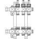 Коллектор Oventrop Multidis SF 8, нержавеющая сталь, 1 x 3/4 дюйма, с ротаметрами 0-5 л/мин. на подаче