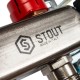 Коллектор Stout из нержавеющей стали с расходомерами 1/3/4x4, SMS 0917 000004