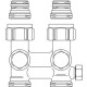 Узел нижнего подключения Oventrop Мultiflex F ZBU 1/2x3/4 прямой, с преднастройкой