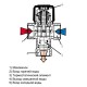 Термостатический смесительный клапан Watts AQUAMIX 63C 3/4 ВР (10 позиционный)