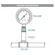 Муфта переходная VALTEC 2 х 1 1/2 внутренняя, никелированная латунь