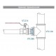 Ниппель VALTEC переходной 2 х 3/4 наружная резьба, никелированная латунь