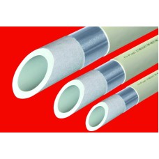 Труба полипропиленовая (PP-RCT) FV-Plast Stabioxy 32х3.6 (1 метр) с алюминиевым слоем без перфорации, 106432