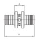 Муфта Rehau соединительная равнопроходная 32 РХ