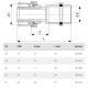 Соединительный элемент Viega со SmartPress на пресс-профиль V 20 x 22, модель 6713P