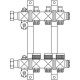 Коллектор Oventrop Multidis SF 11, нержавеющая сталь, 1 x 3/4 дюйма, с регулирующими вставками на подаче