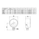 Манометр Watts F+R201 50/4, 3/4, радиальный, с указательной стрелкой