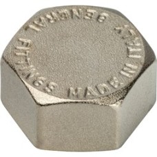 Заглушка Stout SFT-0027 с внутренней резьбой, никелированная 1/4 дюйма