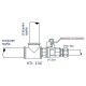 Тройник VALTEC 1/2 (VTr,134,N,0004) внутренняя-наружная резьба, никелированная латунь