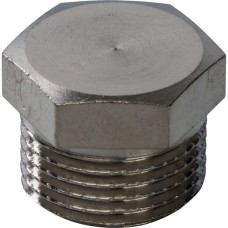 Заглушка Stout никелированная, с наружной резьбой 3/4 , арт. SFT-0025-000034