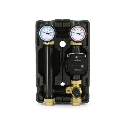 Насосная группа UNI-FITT DN25, с 3-х ходовым клапаном, Grundfos UPM3 HYBRID 25-70