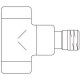 Вентиль обратный Oventrop Combi E угловой DN 15, хром