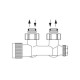 Узел нижнего подключения Oventrop Multiblock T 3/4 угловой, с преднастройкой