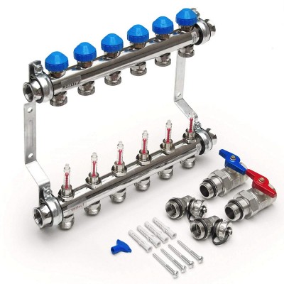 Коллектор из нержавеющей стали Watts HKVT 34 LPM 3/4 5 выходов