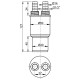 Муфта переходная Alcaplast HT 40/50 x G1/2