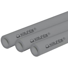 Труба полипропиленовая Valfex армированная ALUMINIUM, SDR 6 PN25 D40х6,7 мм, 4м СЕРАЯ