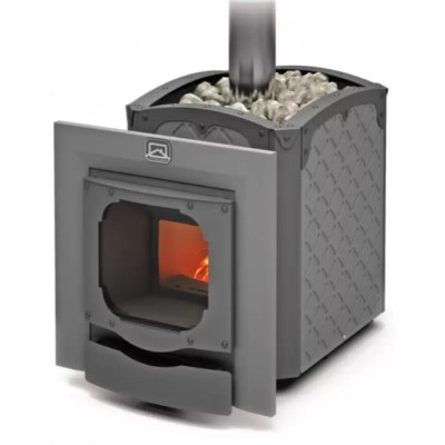 Печь для бани Теплодар БЫЛИНА-24 Ч Панорама (1.2) (без двери БЫЛИНА 16"/обрамления)