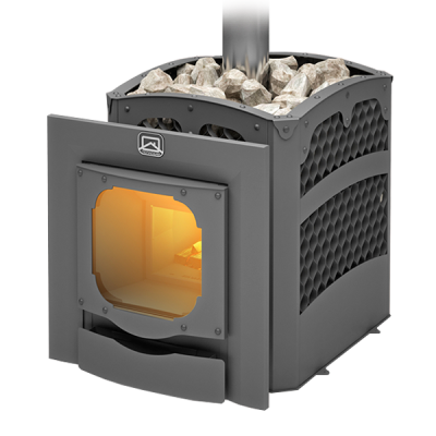 Печь для бани Теплодар БЫЛИНА-СЕТКА-18 Ч Панорама (1.2) (без двери БЫЛИНА 16"/обрамления)