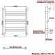 Полотенцесушитель Ника CLASSIC ЛП (Г2) ВП 80/50