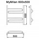 Полотенцесушитель MYFREA My Milan 60/50