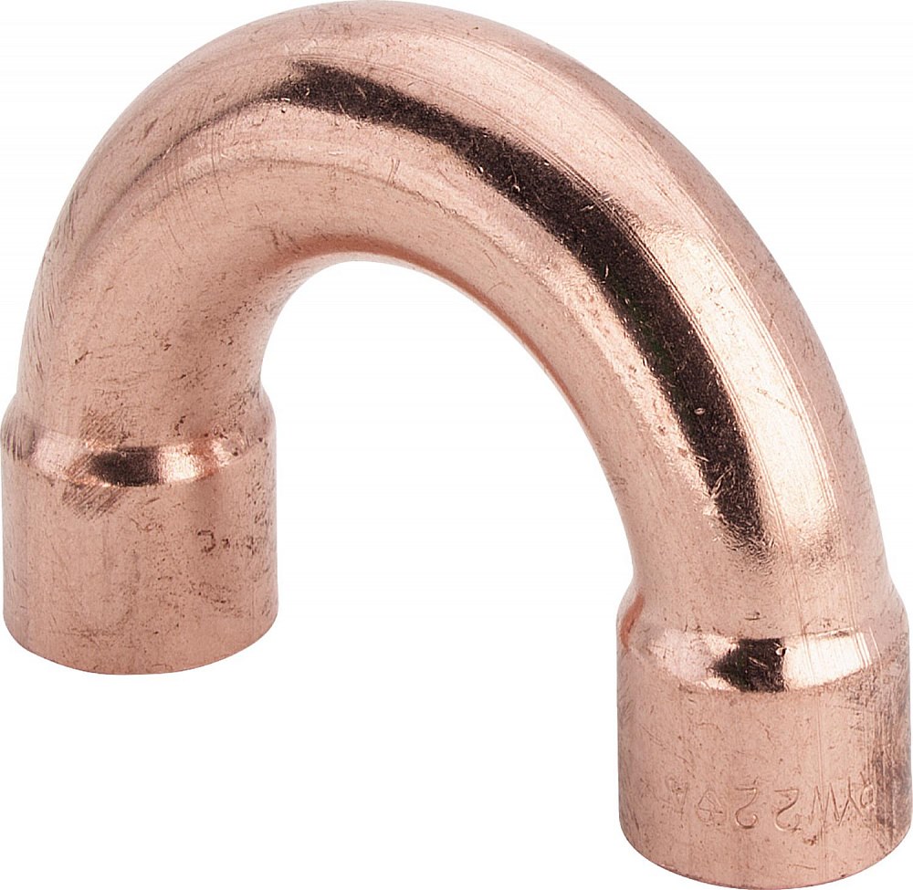 Отвод Viega ВВ 180 градусов под пайку 28 мм, из меди купить по выгодной ...